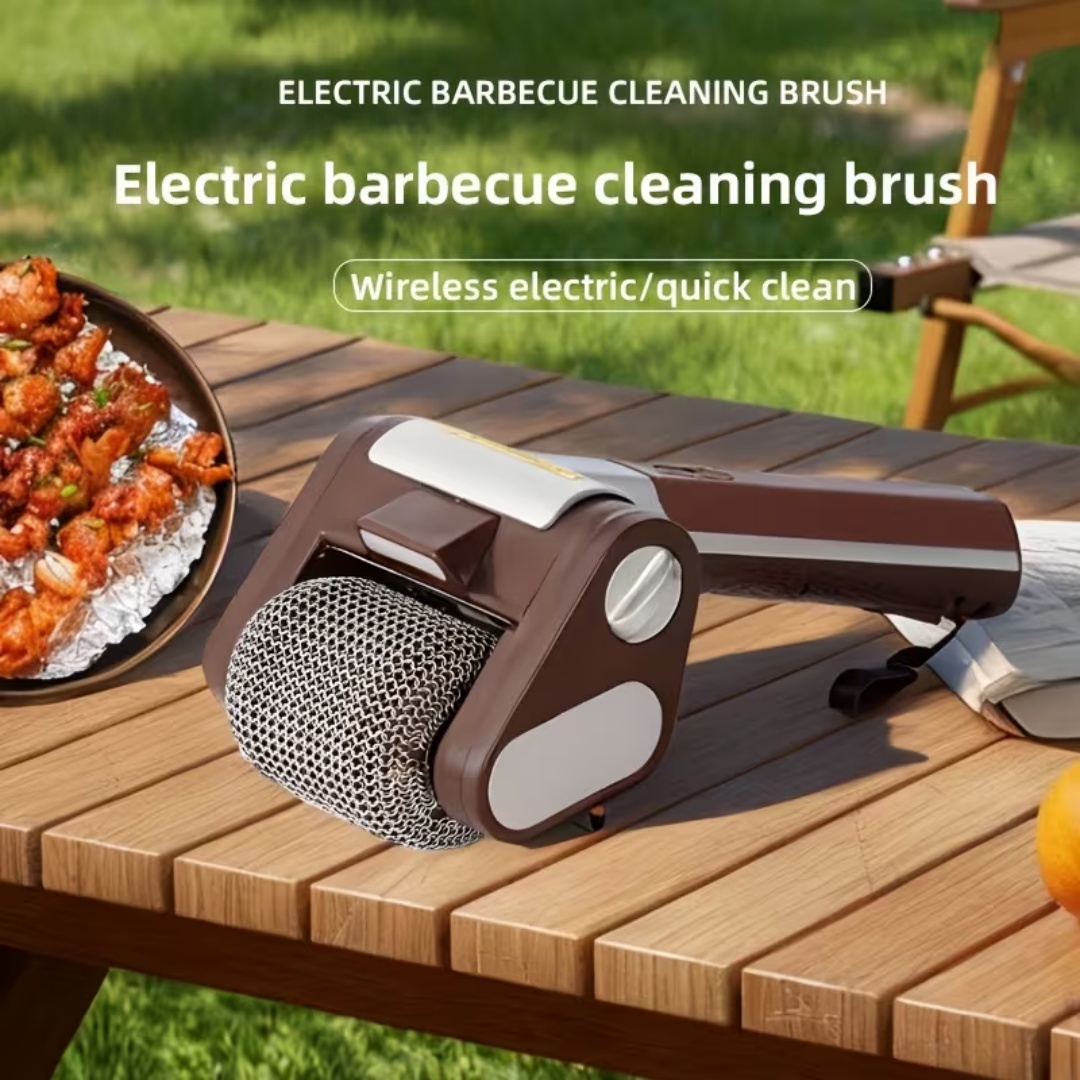 Outdoor Power Brush - Electric Grill Cleaning Cordless Brush BBQ