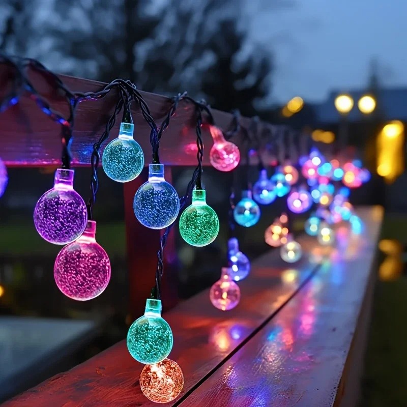 Solar Powered Warm White & Col - огляд і ціна Outdoor Solar Power Xmas Lights