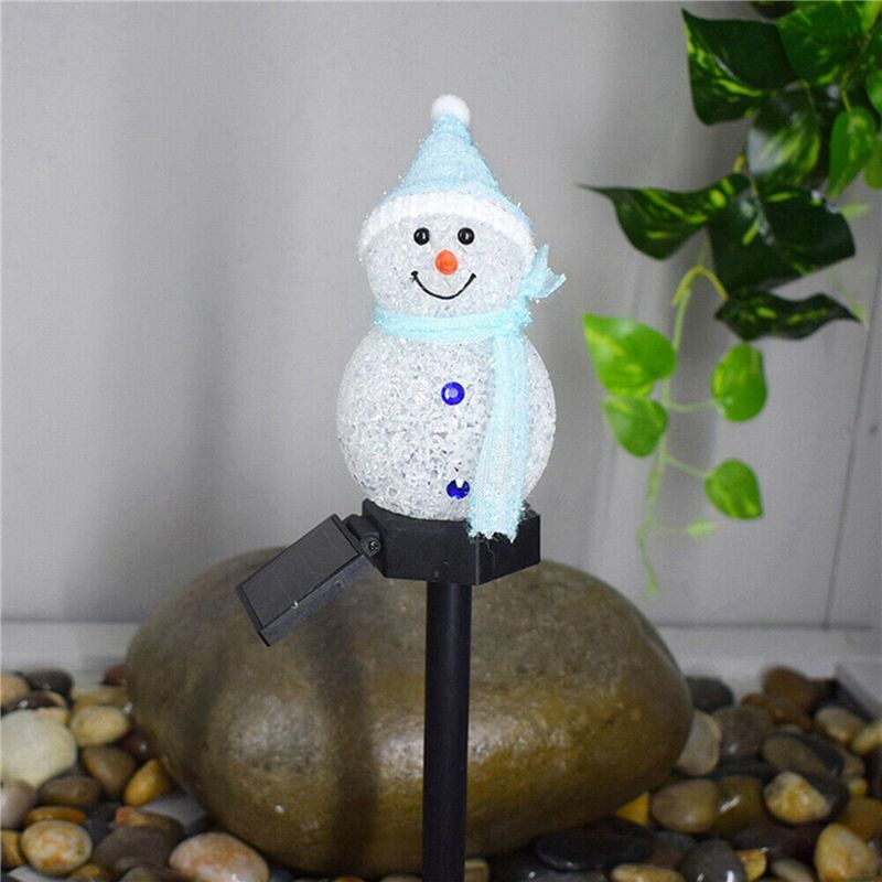 N84R 4X Snowman Solar Lights C - огляд і ціна Outdoor Solar Power Xmas Lights