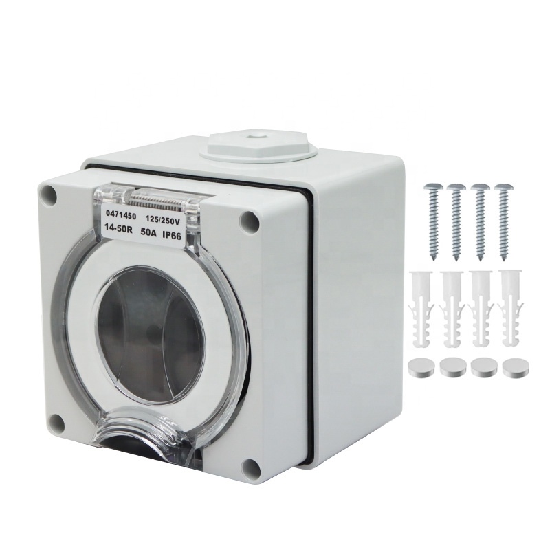 50 Amp Generator RV Power Inle - огляд і ціна Outdoor Power Receptacle Box