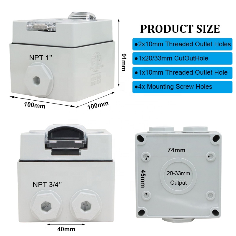 50 Amp Generator RV Power Inle - огляд і ціна Outdoor Power Receptacle Box