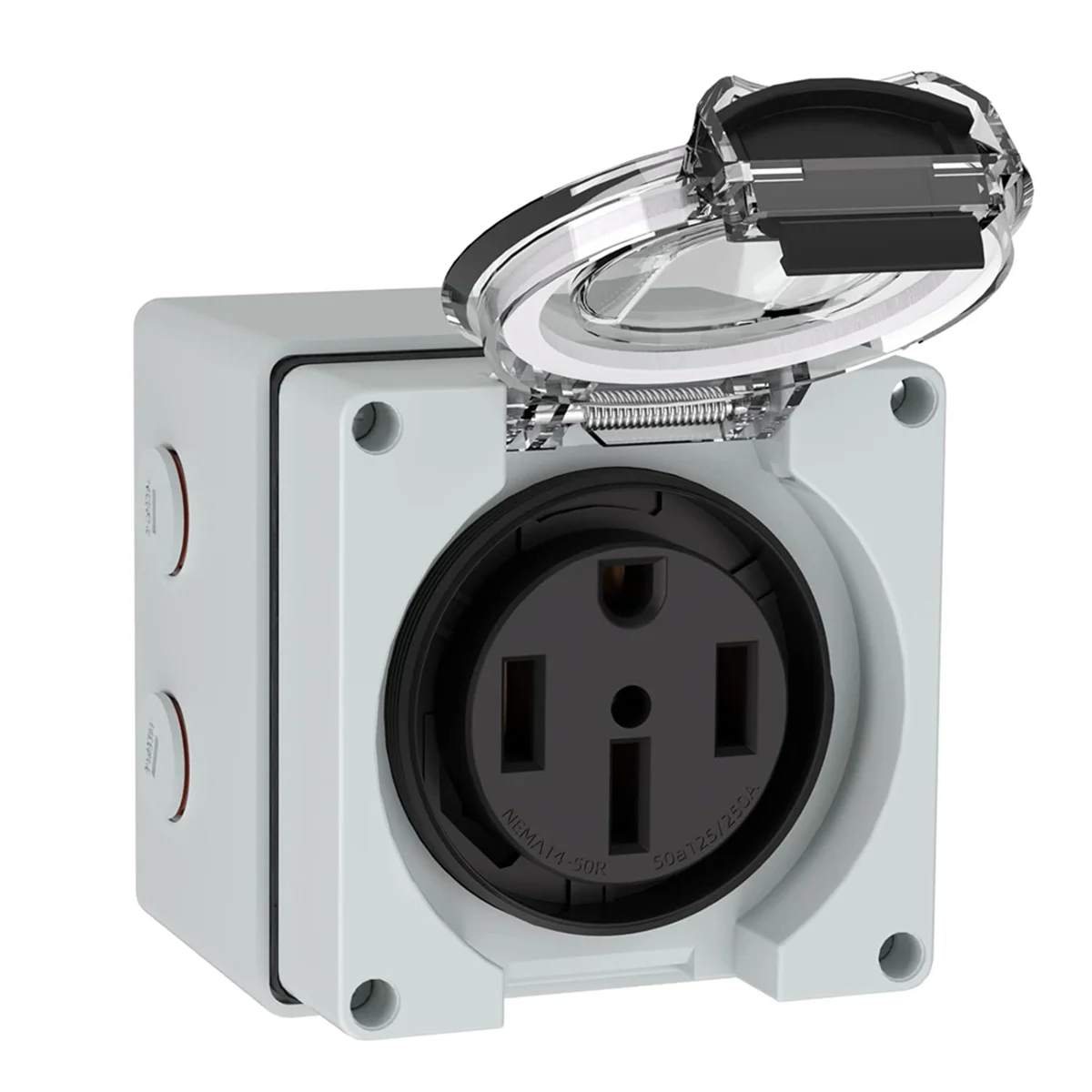 AT16 50Amp Power Outlet Box, 1 - огляд і ціна Outdoor Power Receptacle Box