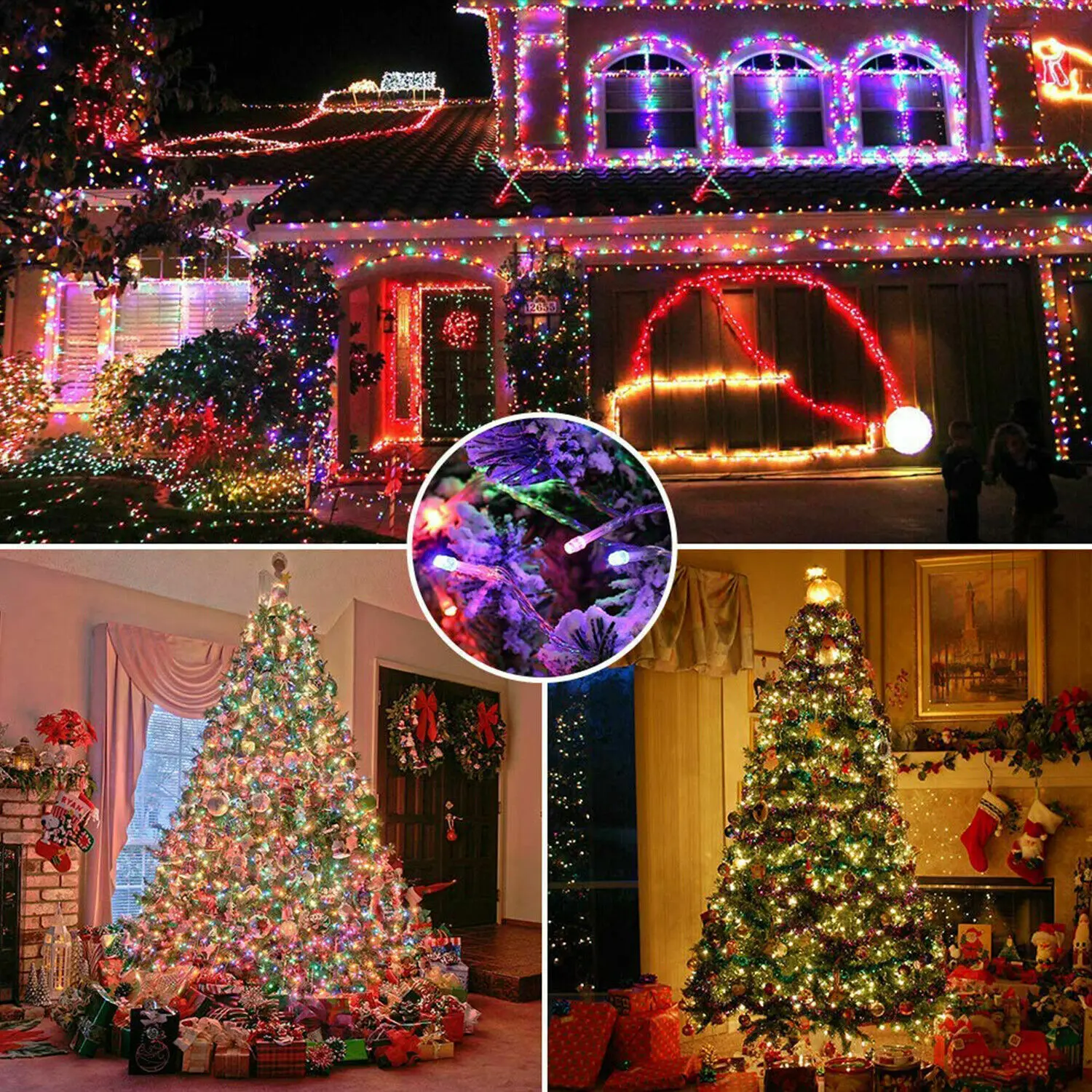 5M-32M LED Solar String Lights - огляд і ціна Outdoor Solar Power Xmas Lights