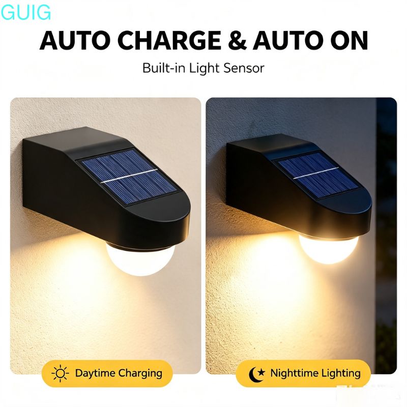 5 LED Solar Wall Light Outdoor - огляд і ціна Outdoor Power Brush