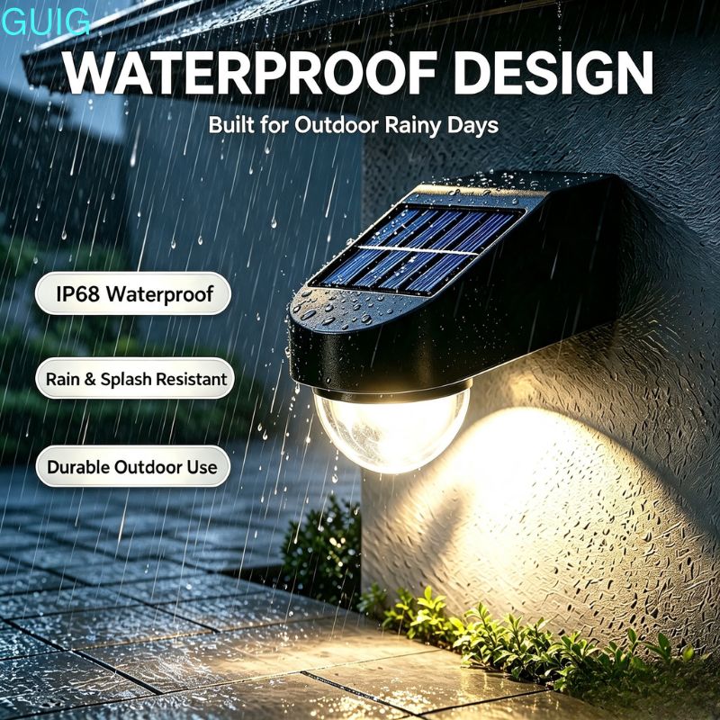 5 LED Solar Wall Light Outdoor - огляд і ціна Outdoor Power Brush
