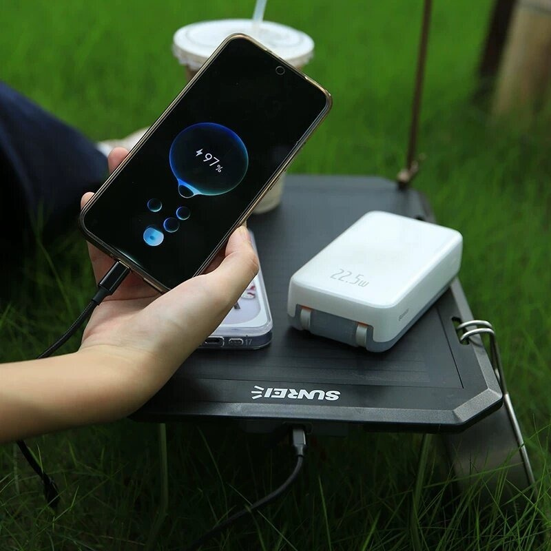 Solar Powered Folding Camping  - огляд і ціна Panel Power Outdoor