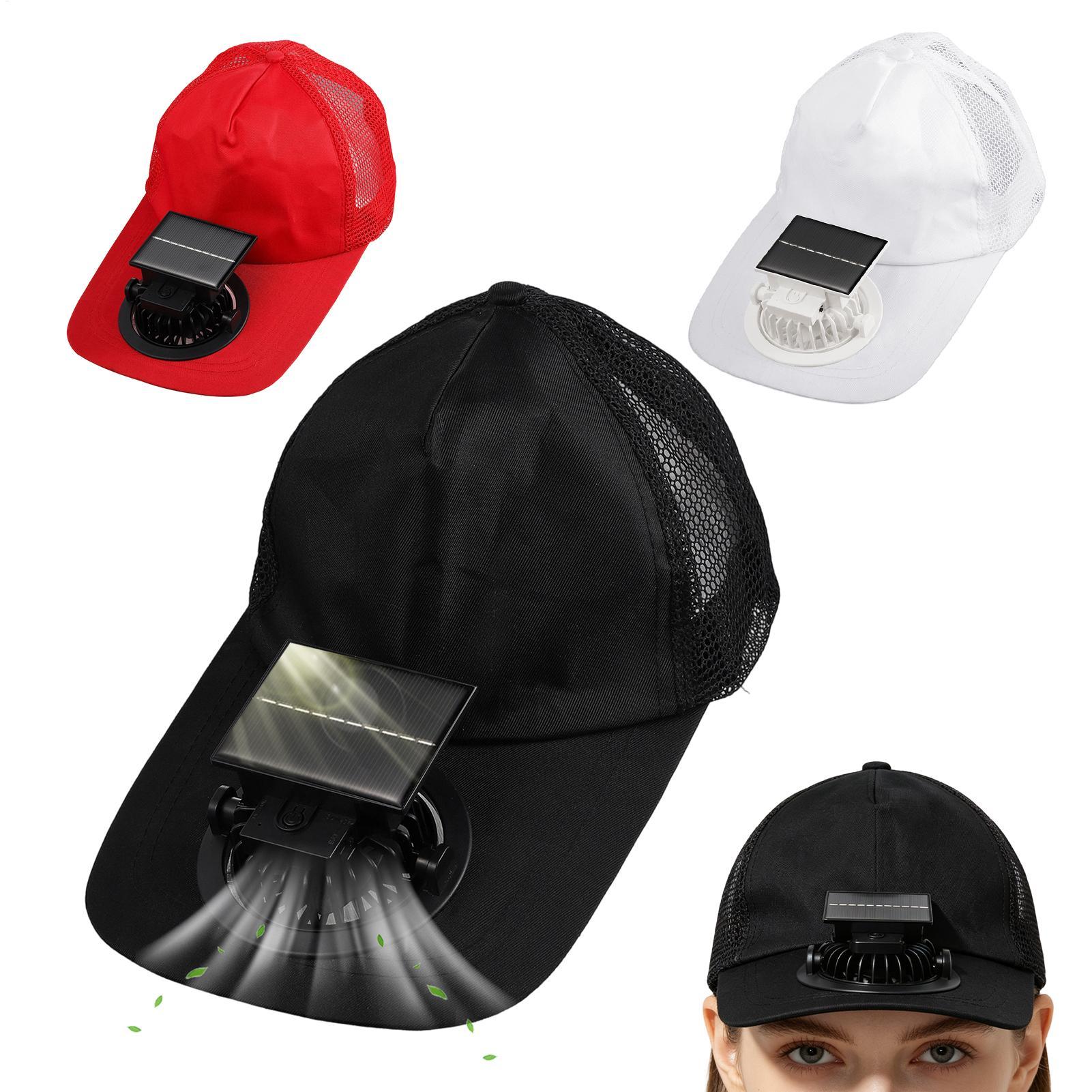 Solar Powered Fan Hat USB Char - огляд і ціна Outdoor Power Block