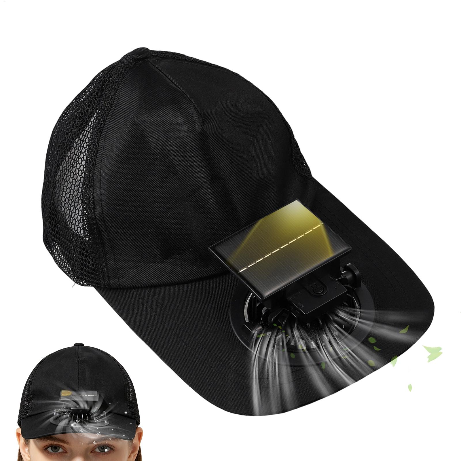 Solar Powered Fan Hat USB Char - огляд і ціна Outdoor Power Block