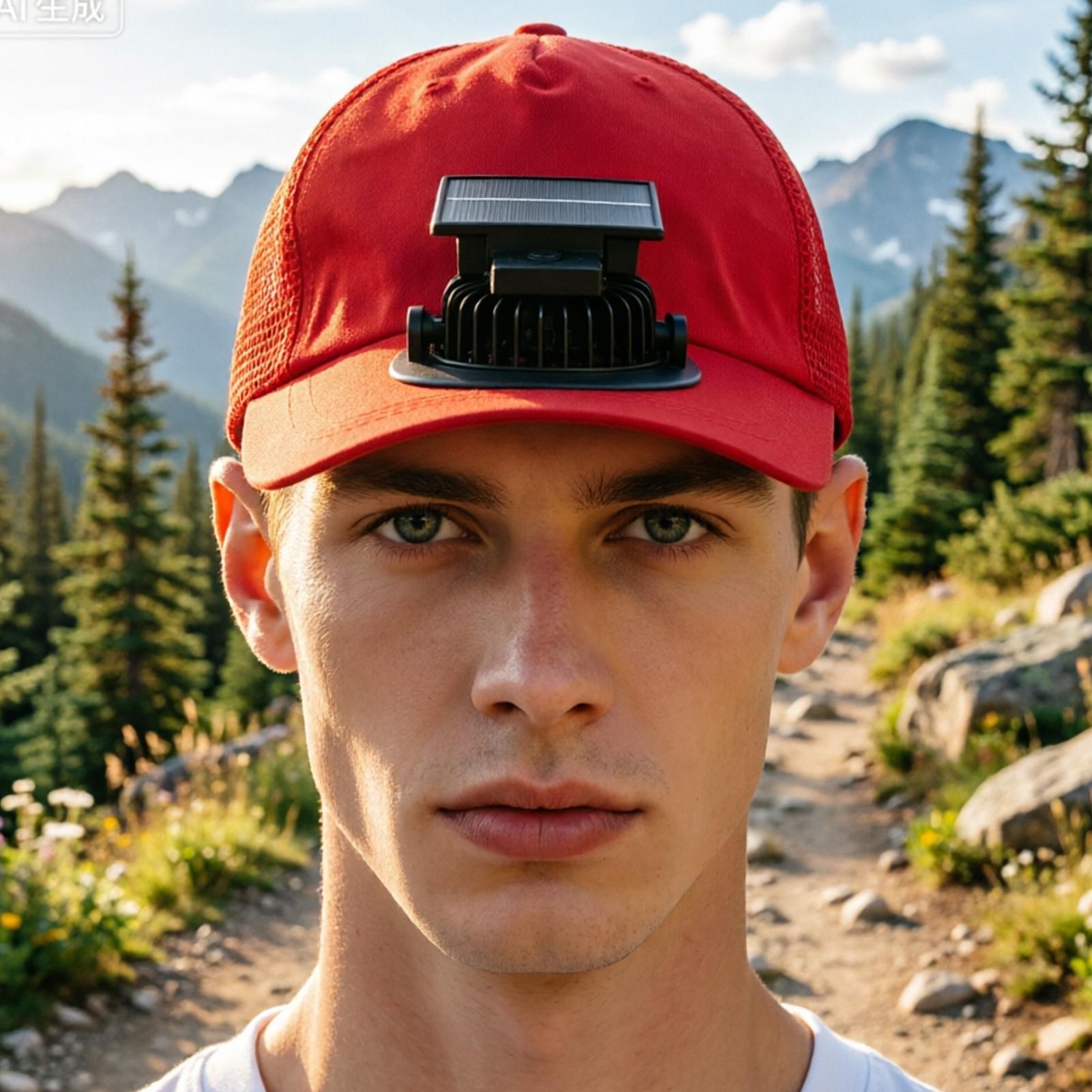 Solar Powered Fan Hat USB Char - огляд і ціна Outdoor Power Block
