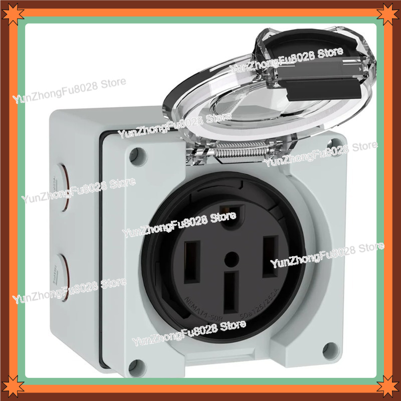 50Amp 14-50R Power Outlet Box  - огляд і ціна Outdoor Power Receptacle Box