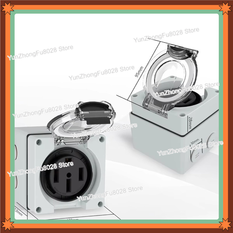 50Amp 14-50R Power Outlet Box  - огляд і ціна Outdoor Power Receptacle Box