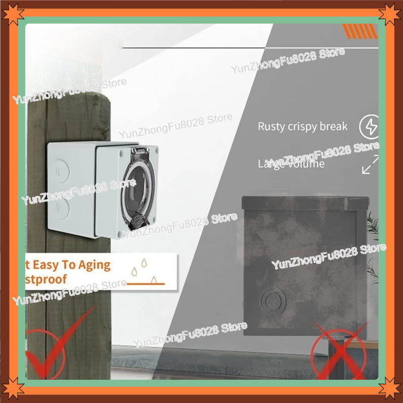 50Amp 14-50R Power Outlet Box  - огляд і ціна Outdoor Power Receptacle Box