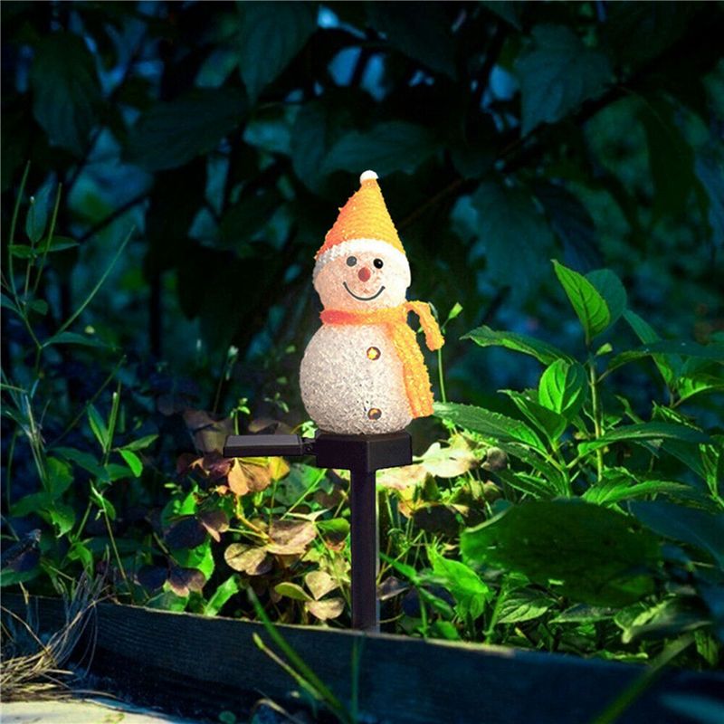 A01F-3X Snowman Solar Lights C - огляд і ціна Outdoor Solar Power Xmas Lights