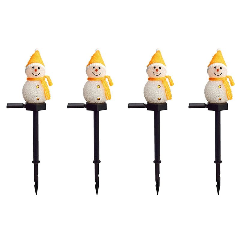 ABGH-4X Snowman Solar Lights C - огляд і ціна Outdoor Solar Power Xmas Lights