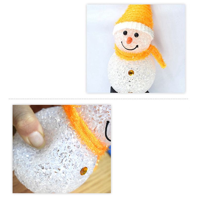 ABGH-4X Snowman Solar Lights C - огляд і ціна Outdoor Solar Power Xmas Lights