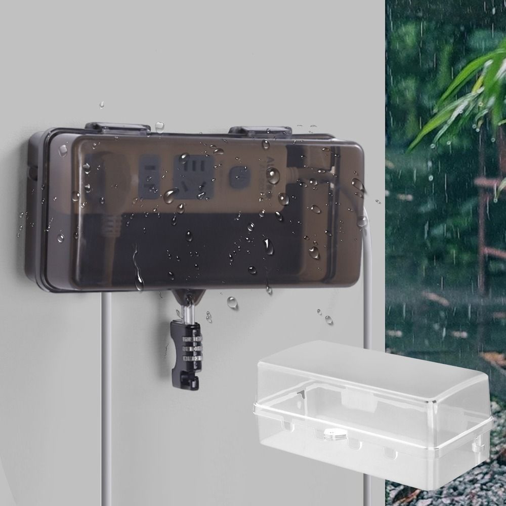 Durable Plastic Plug Box Anti- - огляд і ціна Outdoor Power Outlet Weatherproof