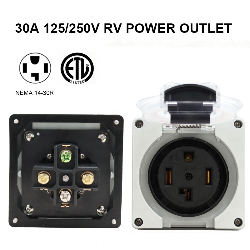 30Amp Power Outlet Box NEMA 14 - огляд і ціна Outdoor Power Receptacle Box