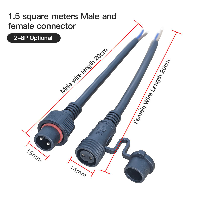 Male Female Extension Wire Con - огляд і ціна Extension Cord Outdoor