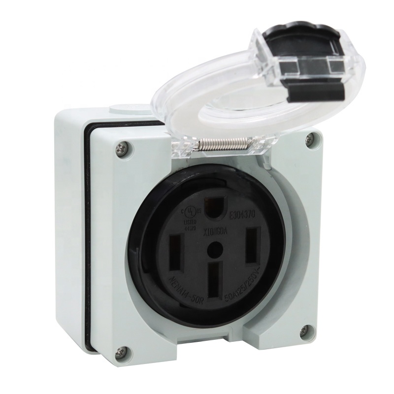 50 Amp Generator RV Power Inle - огляд і ціна Outdoor Power Receptacle Box