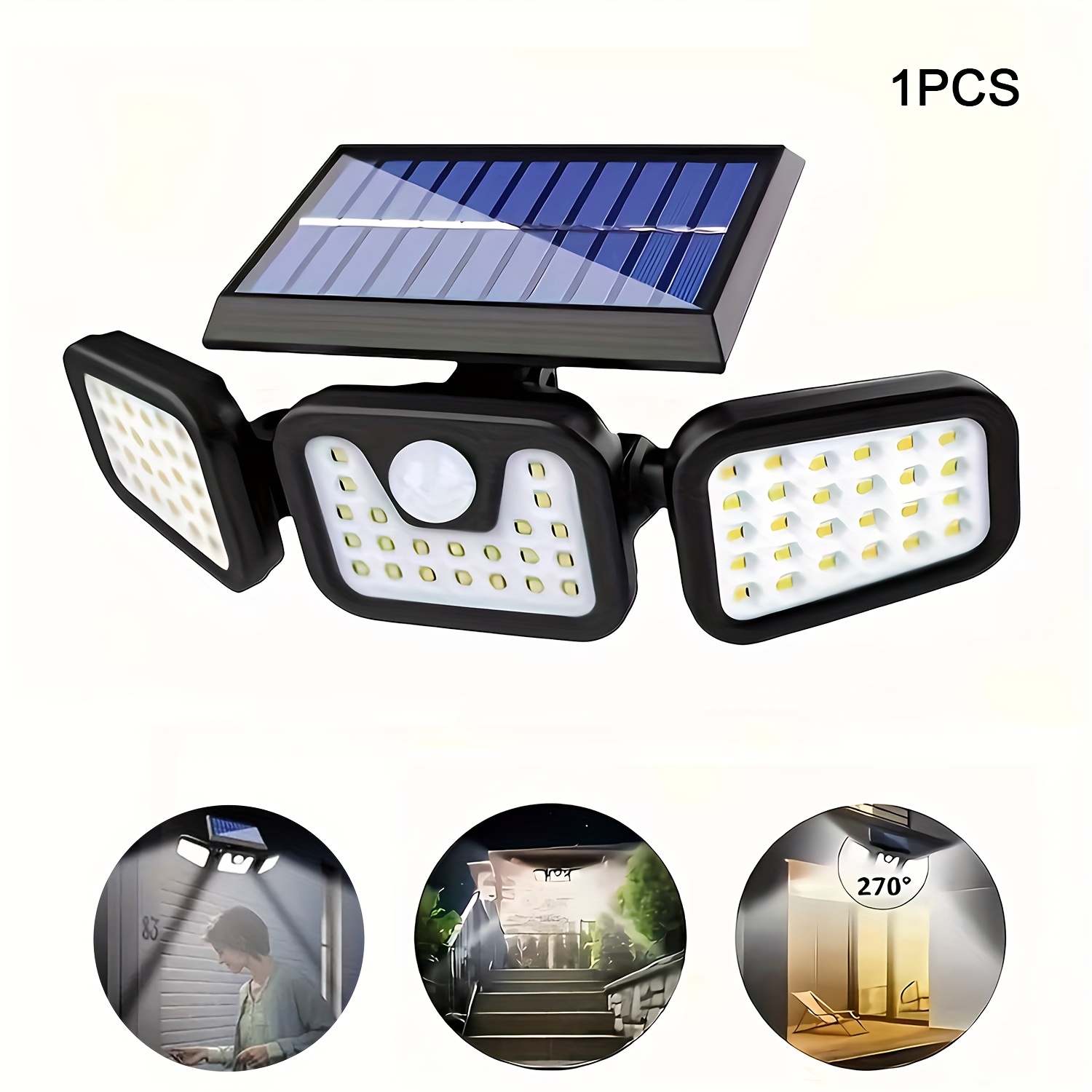 74 LED Solar Powered Motion Se - огляд і ціна Outdoor Power Outlet Weatherproof