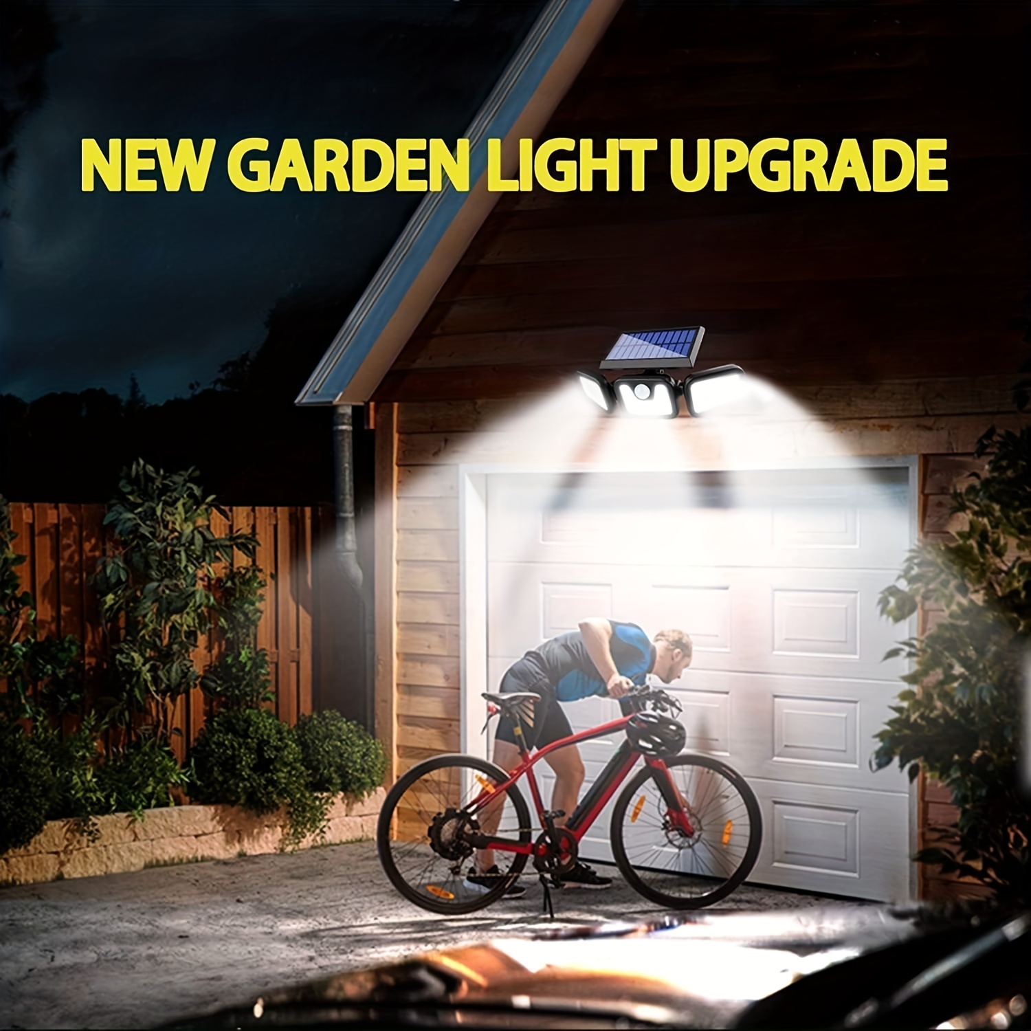 74 LED Solar Powered Motion Se - огляд і ціна Outdoor Power Outlet Weatherproof
