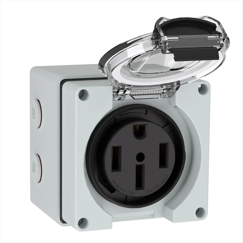 TFBC 50Amp Power Outlet Box,12 - огляд і ціна Outdoor Power Receptacle Box