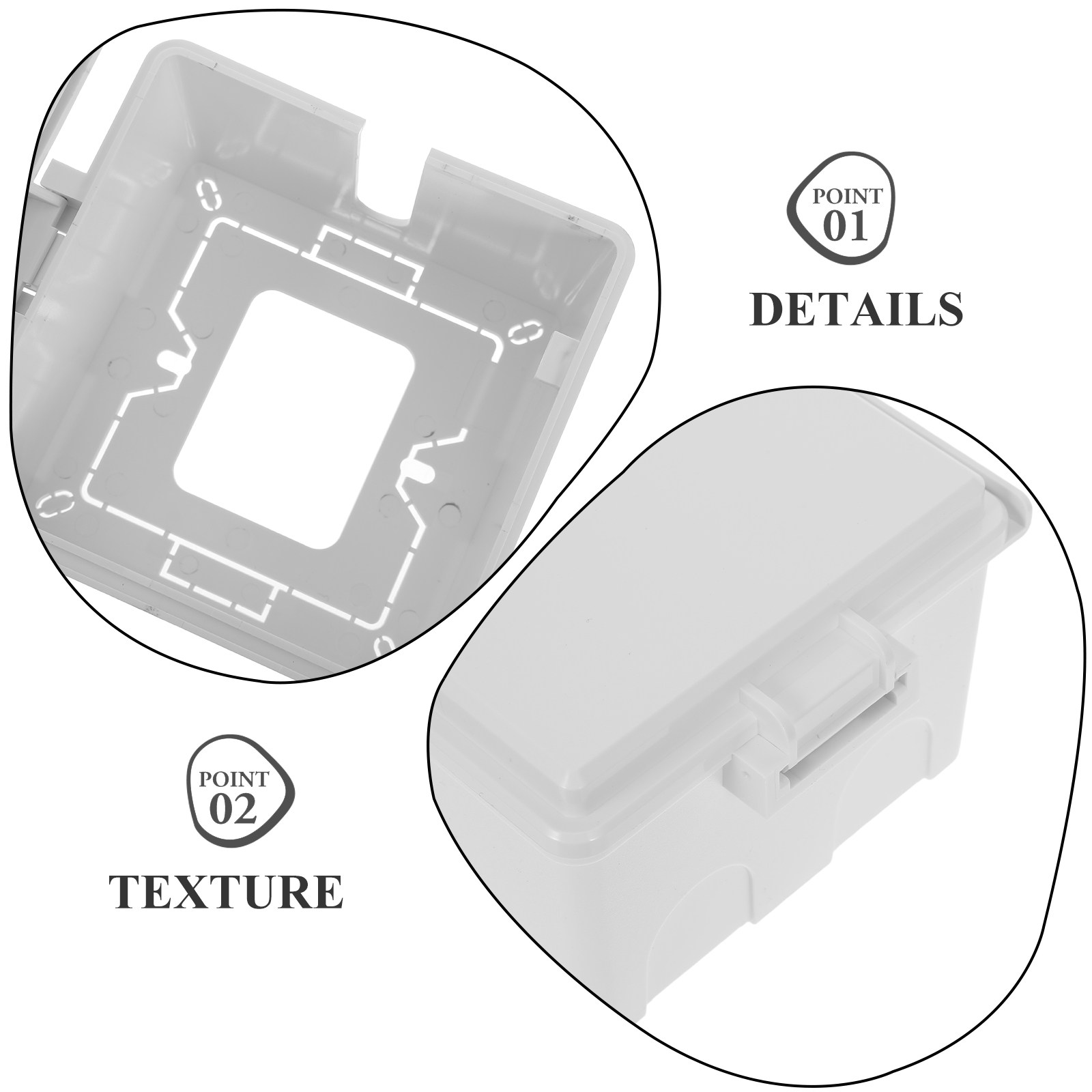 Outdoor Waterproof Lockable El - огляд і ціна Outdoor Power Receptacle Box
