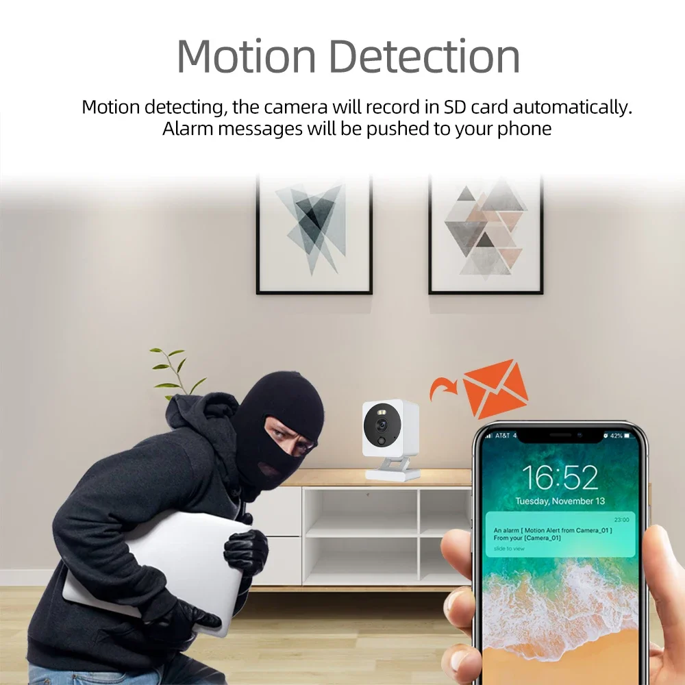 5MP Wifi Smart Home Baby Monit - огляд і ціна Outdoor Power Block